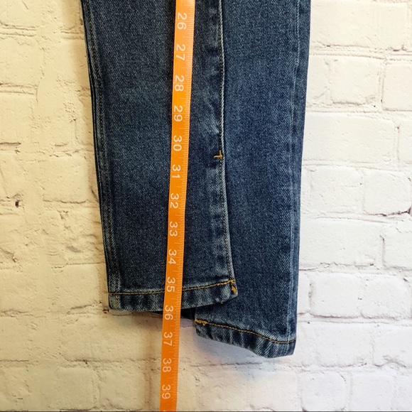 Hidden split hem front seam mom jeans - Picture 6 of 7